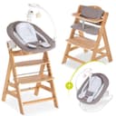 Hauck Hochstuhl Alpha Plus Natur - Newborn Set Deluxe Bild 2