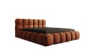 Luxusbetten24 Polsterbett Boston Cord mit Stauraum Orange Bild 2