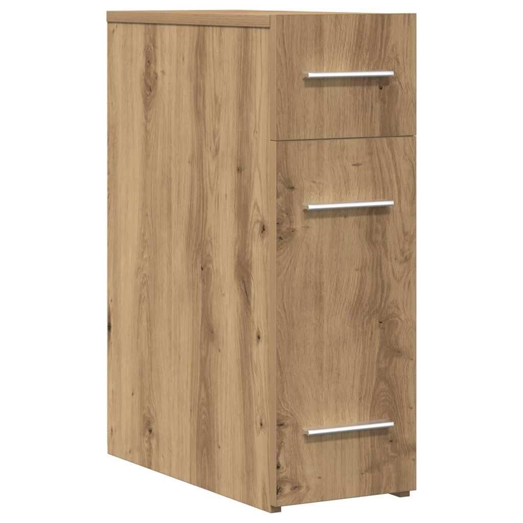vidaXL Fächerschrank Apothekerschrank Eiche handwerklich - Bild 2