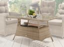 Gartentisch DESTINY MERANO braun Polyrattan Aluminium Bild 2