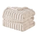 KEAYOO Wohndecke MT09 Sherpa Fleece Kuscheldecke Beige Bild 2