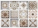 Home Affaire Fliesenaufkleber Ornamente Grau Braun 12er Set Bild 2