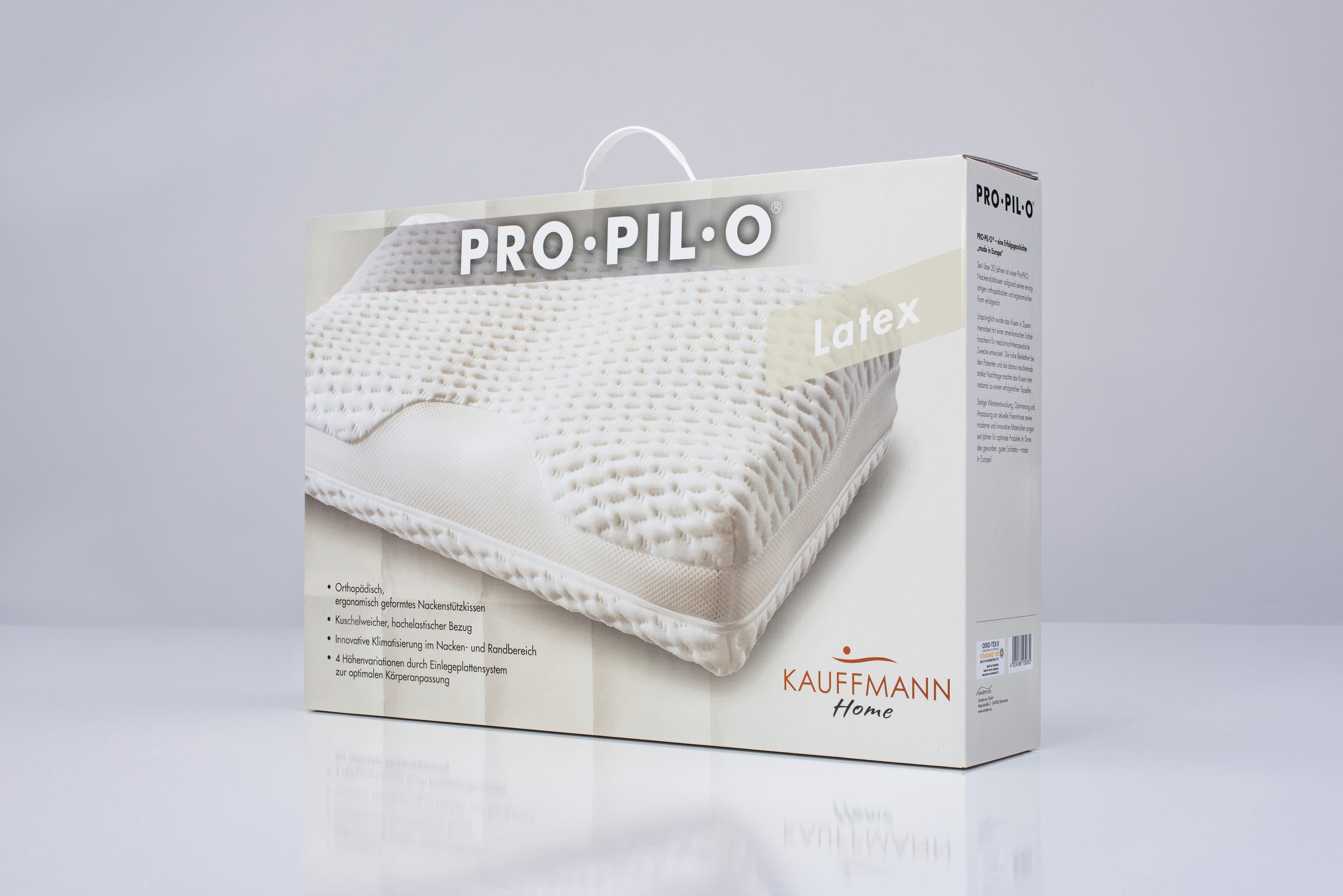 PRO PIL O Nackenstützkissen Talalay-Latex Orthopädisch Druckentlastend - Bild 2
