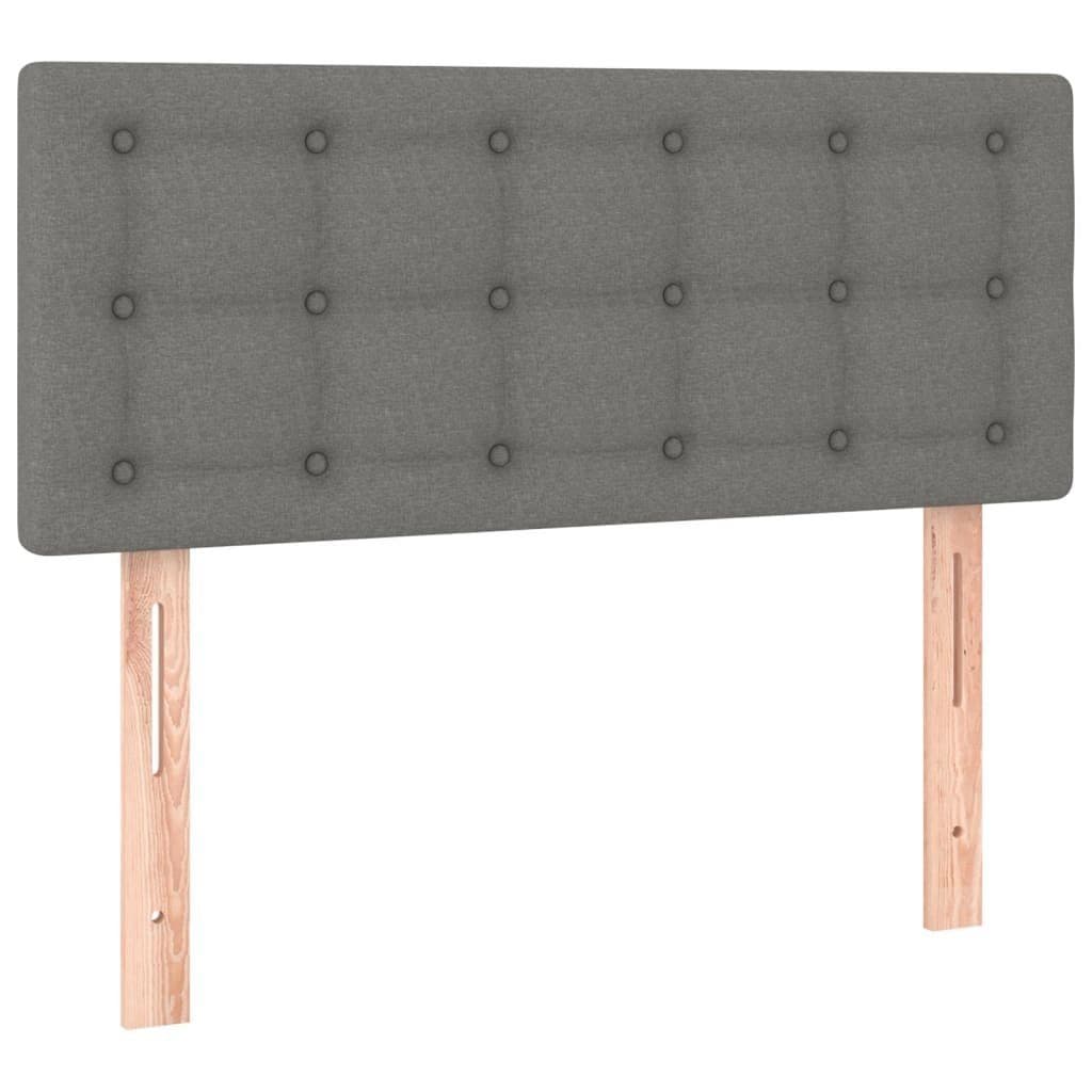 vidaXL Bett Kopfteil Dunkelgrau Stoff Höhenverstellbar - Bild 2