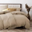 Elegear Bettwäsche-Set Mikrofaser 3-teilig Beige Bild 2