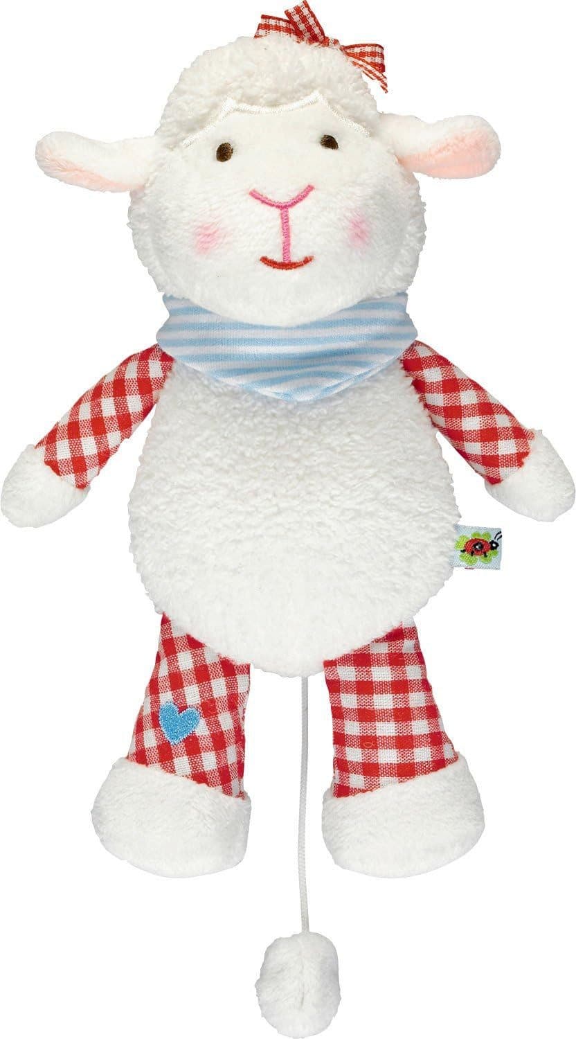 COPPENRATH DIE SPIEGELBURG Spieluhr Baby Schäfchen Lämmchen 20 cm