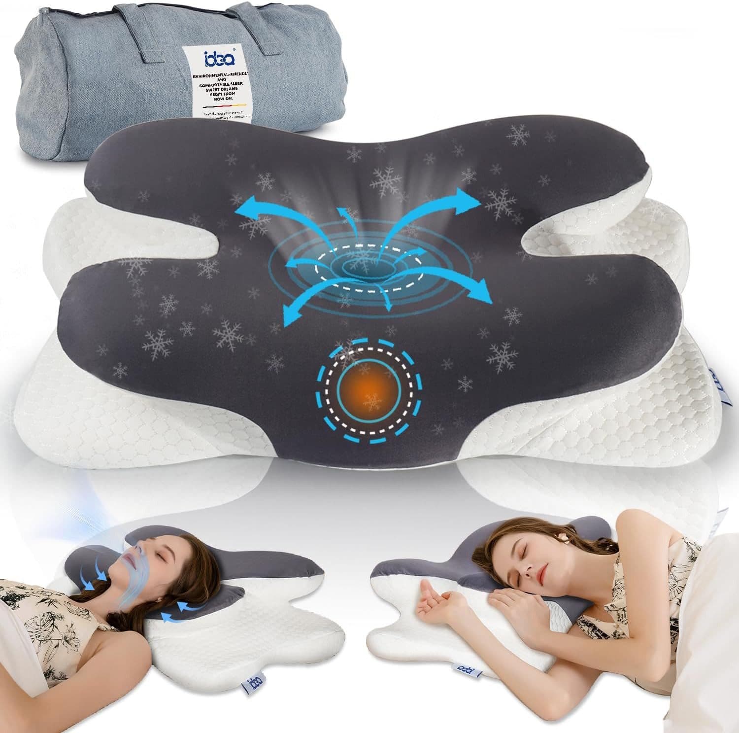 Esun Kopfkissen Nackenkissen Memory Foam Kissen Nackenstützkissen - Bild 2