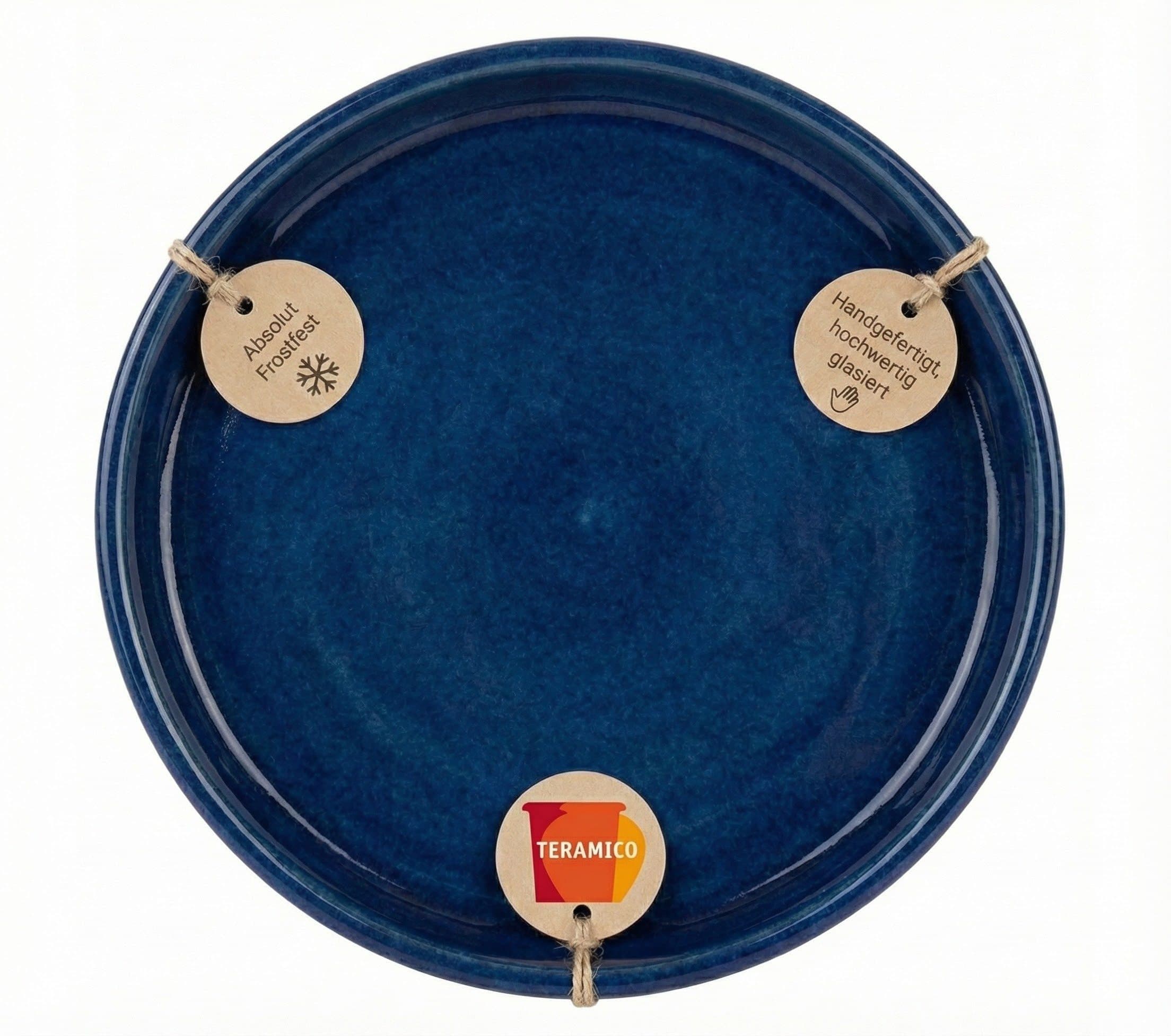 Teramico Blumentopfuntersetzer Keramik Royal Blau Ø 30 cm - Bild 2
