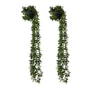 Kunstpflanze 2er Set Künstliche Hängepflanzen Eukalyptus Grün Bild 2