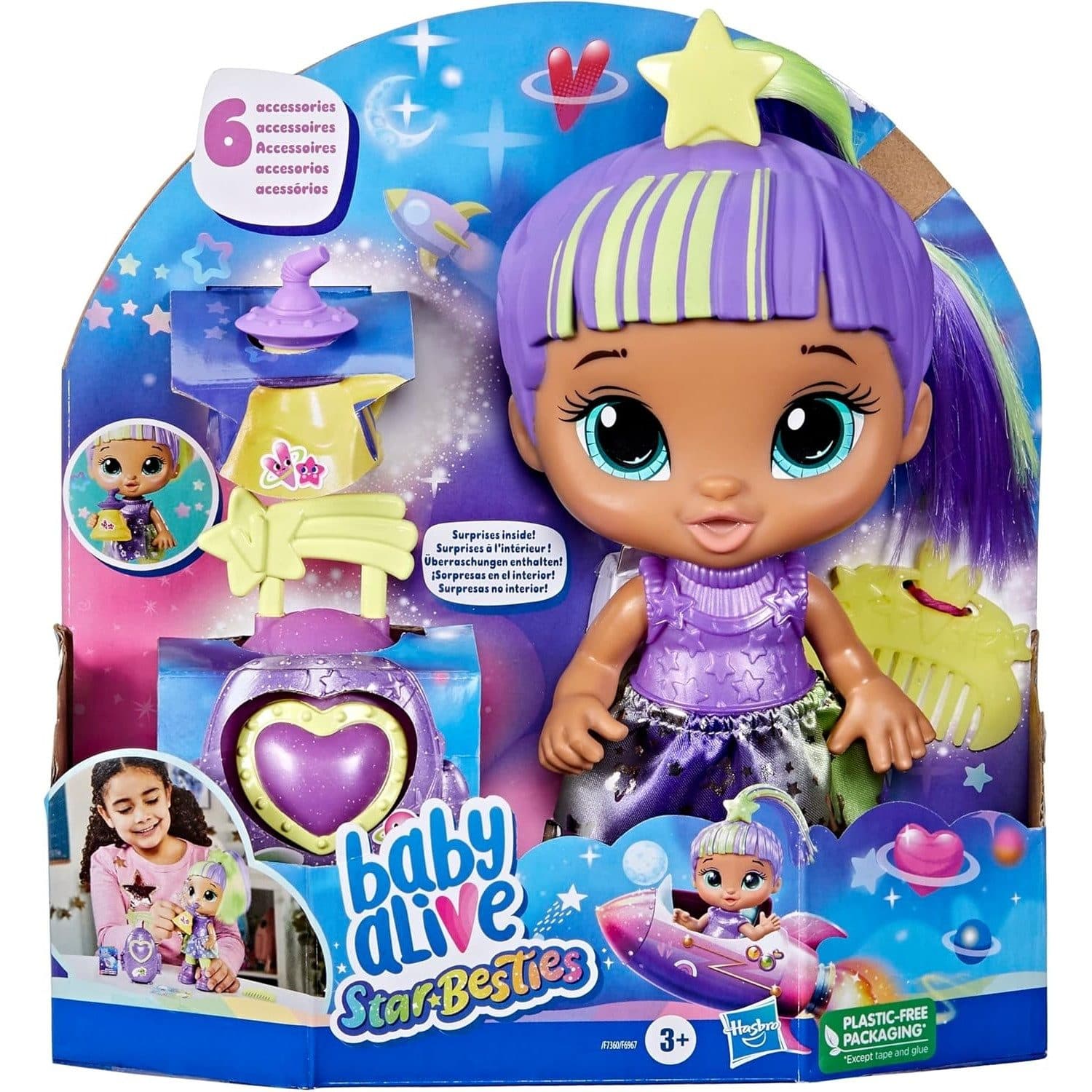 Hasbro Baby Alive Star Besties Lovely Luna Puppe Set - Bild 2