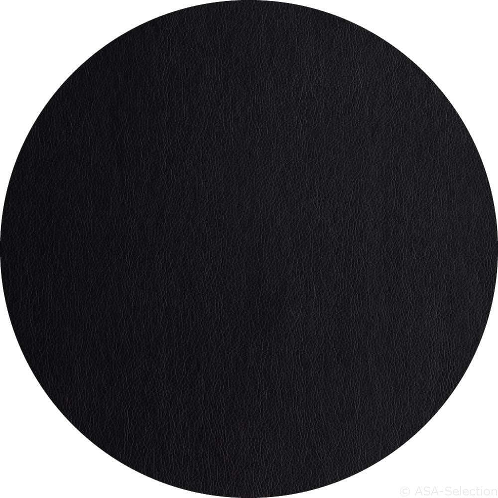 ASA SELECTION Platzset Tischset rund Lederoptik Schwarz 38 cm