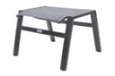 OUTFLEXX Gartenlounge-Hocker Anthrazit/Grau Aluminium Textilene Bild 2