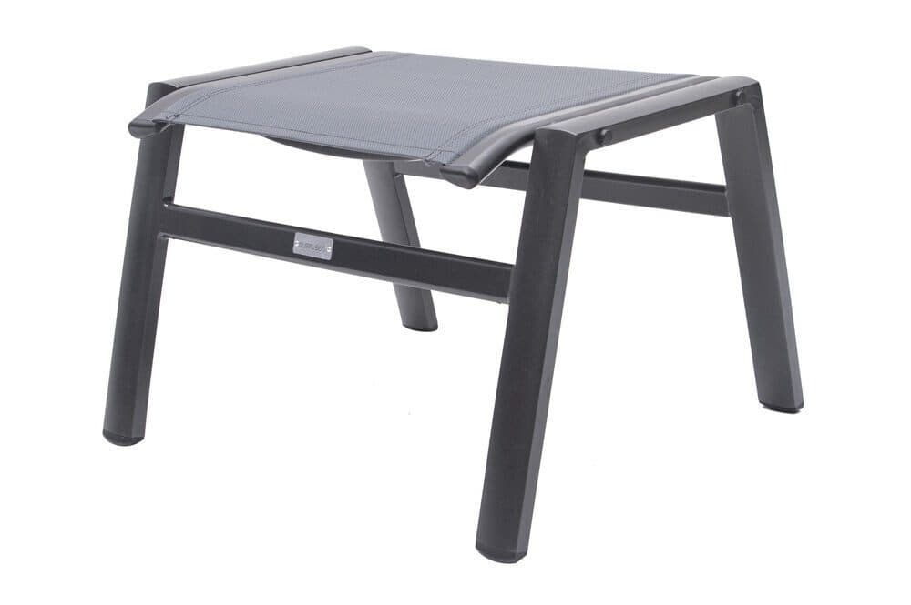 OUTFLEXX Gartenlounge-Hocker Anthrazit/Grau Aluminium Textilene - Bild 2