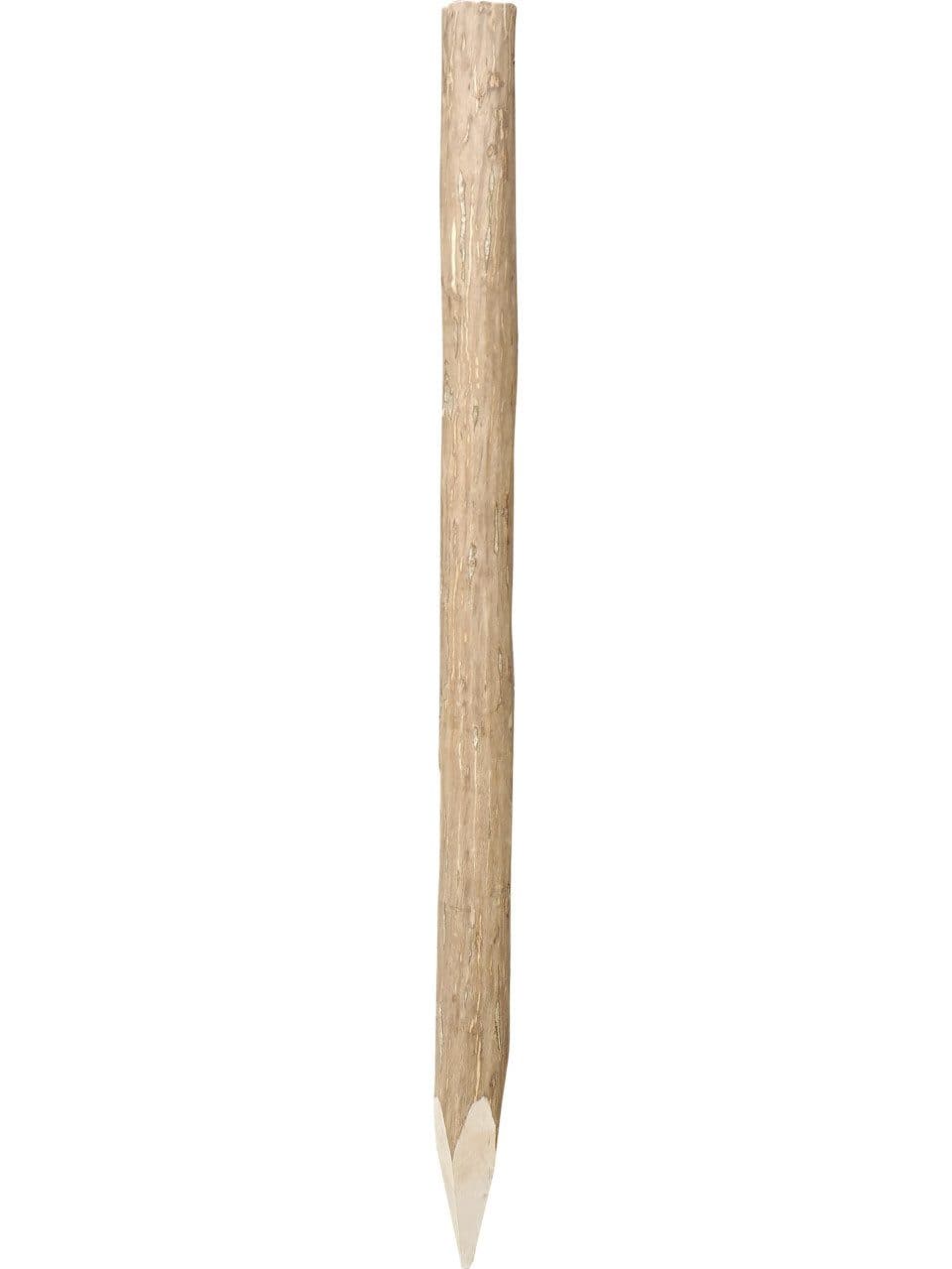 iWerk Zaunpfosten Haselnuss 120 cm massiv geschält