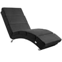 Casaria Relaxliege London Grau Ergonomisch Gepolstert Bild 2