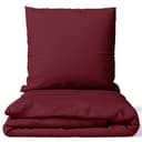 NYVI Bettwäsche Set DreamScience Mikrofaser Uni Bordeaux Bild 2