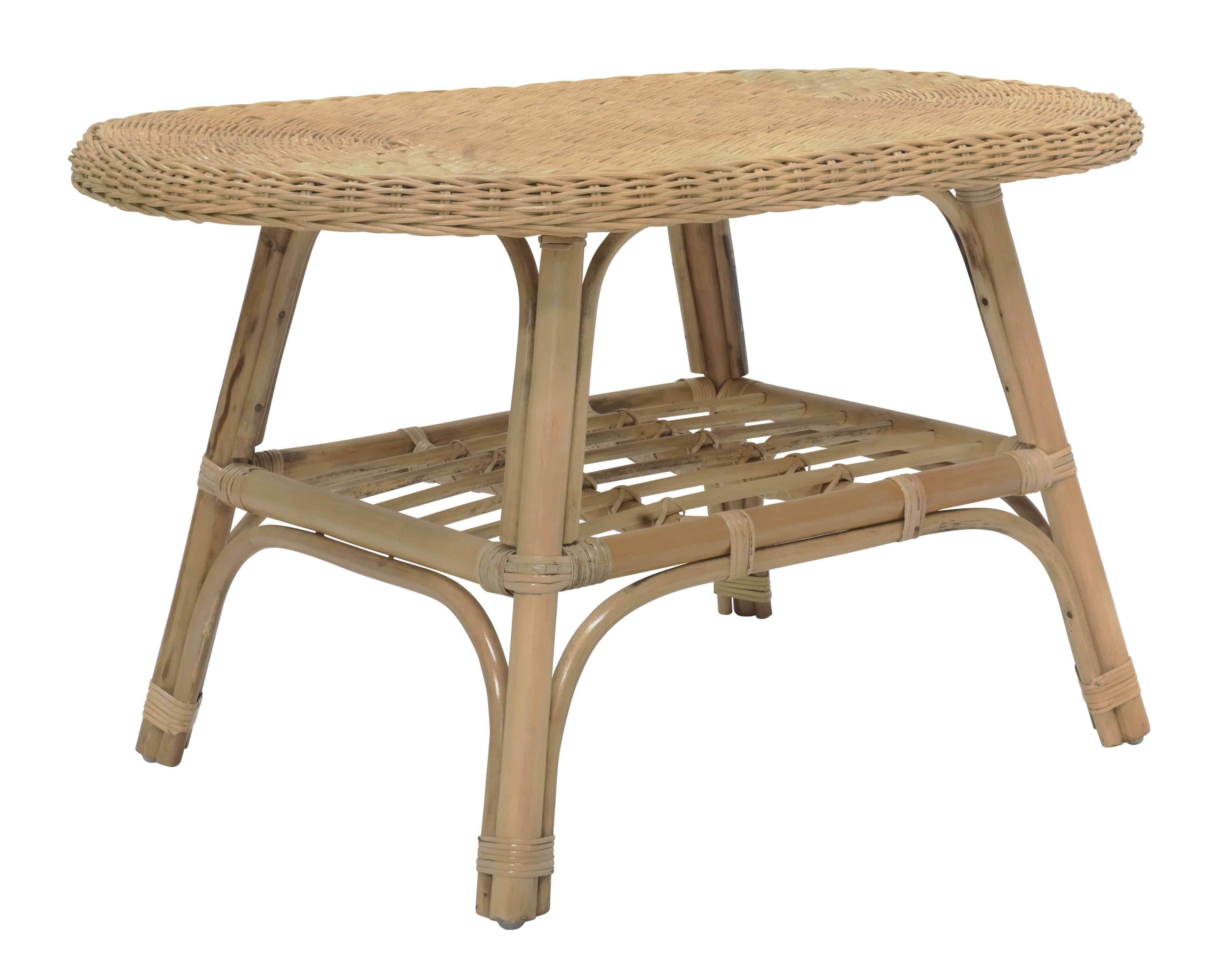 MiaMöbel Couchtisch Rattan Honig - Bild 2