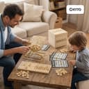 Kyto Bingo Deluxe Holzbox Set 150 Chips 75 Kugeln 518 Karten Bild 2