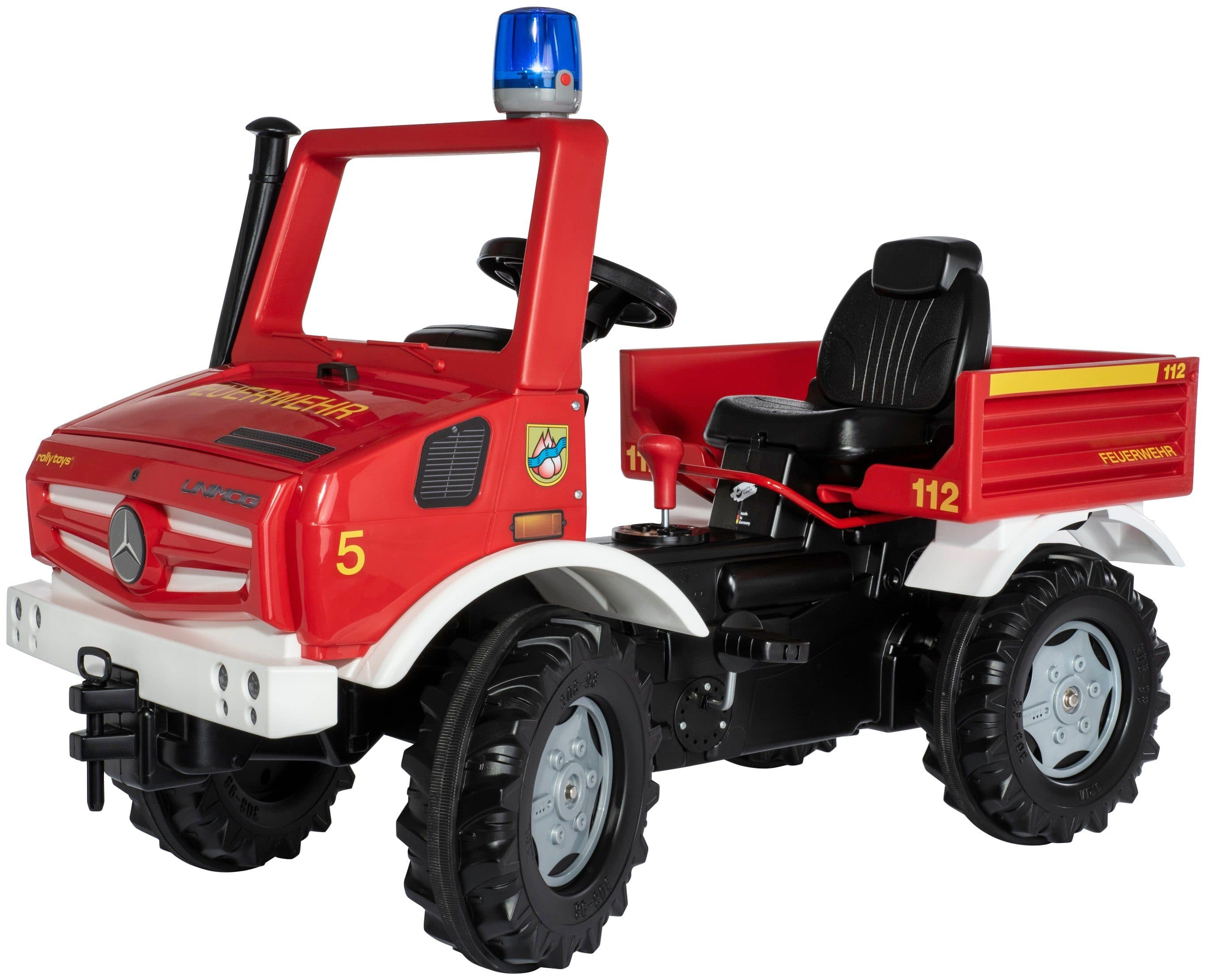 ROLLY TOYS rollyUnimog Fire Tretfahrzeug Rot mit rollyFlashlight - Bild 2