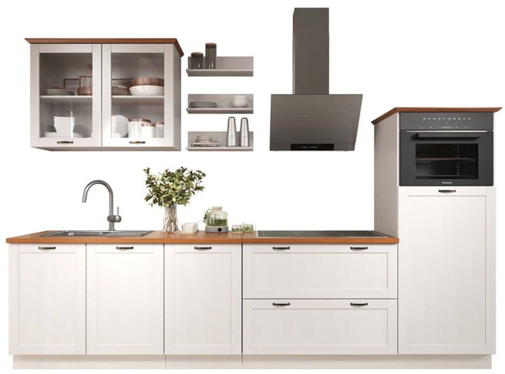 Home Affaire Küchenzeile Teramo Weiß Kiefer massiv - Bild 2