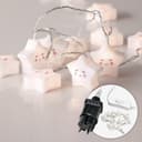 COZY HOME LED-Lichterkette Stern 20 LEDs Warmweiß 5m Timer Bild 2