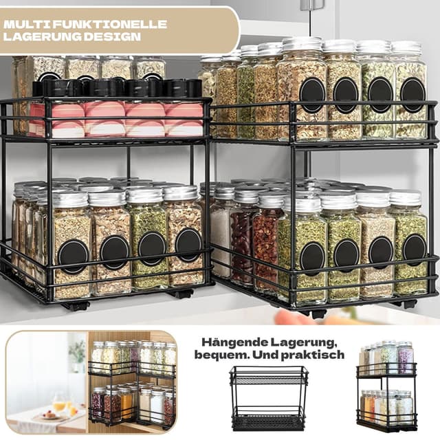 BlingBin Wäscheständer Doppellagig Ausziehbar