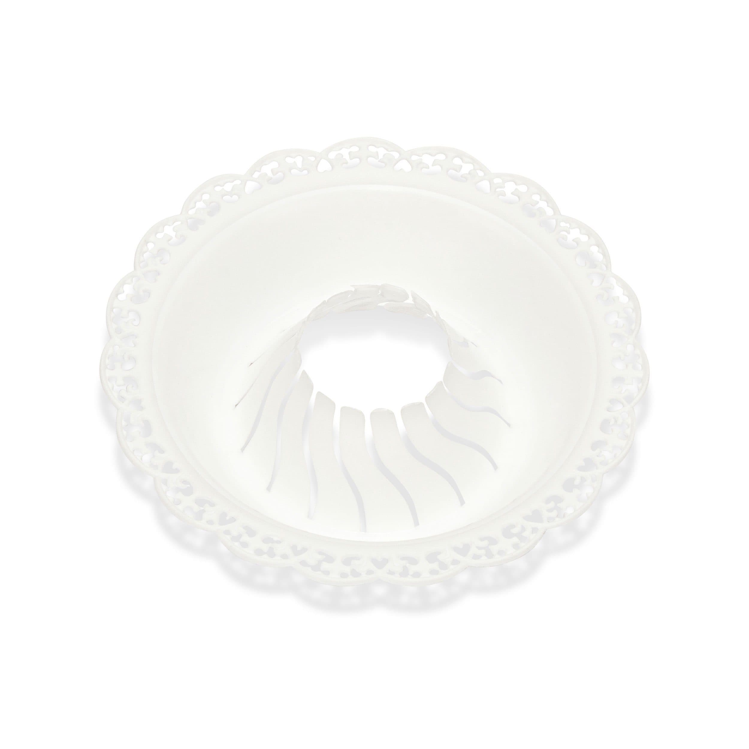 NKlaus Tropfenfänger für Kerze 3-4cm Kunststoff Tropfschutz