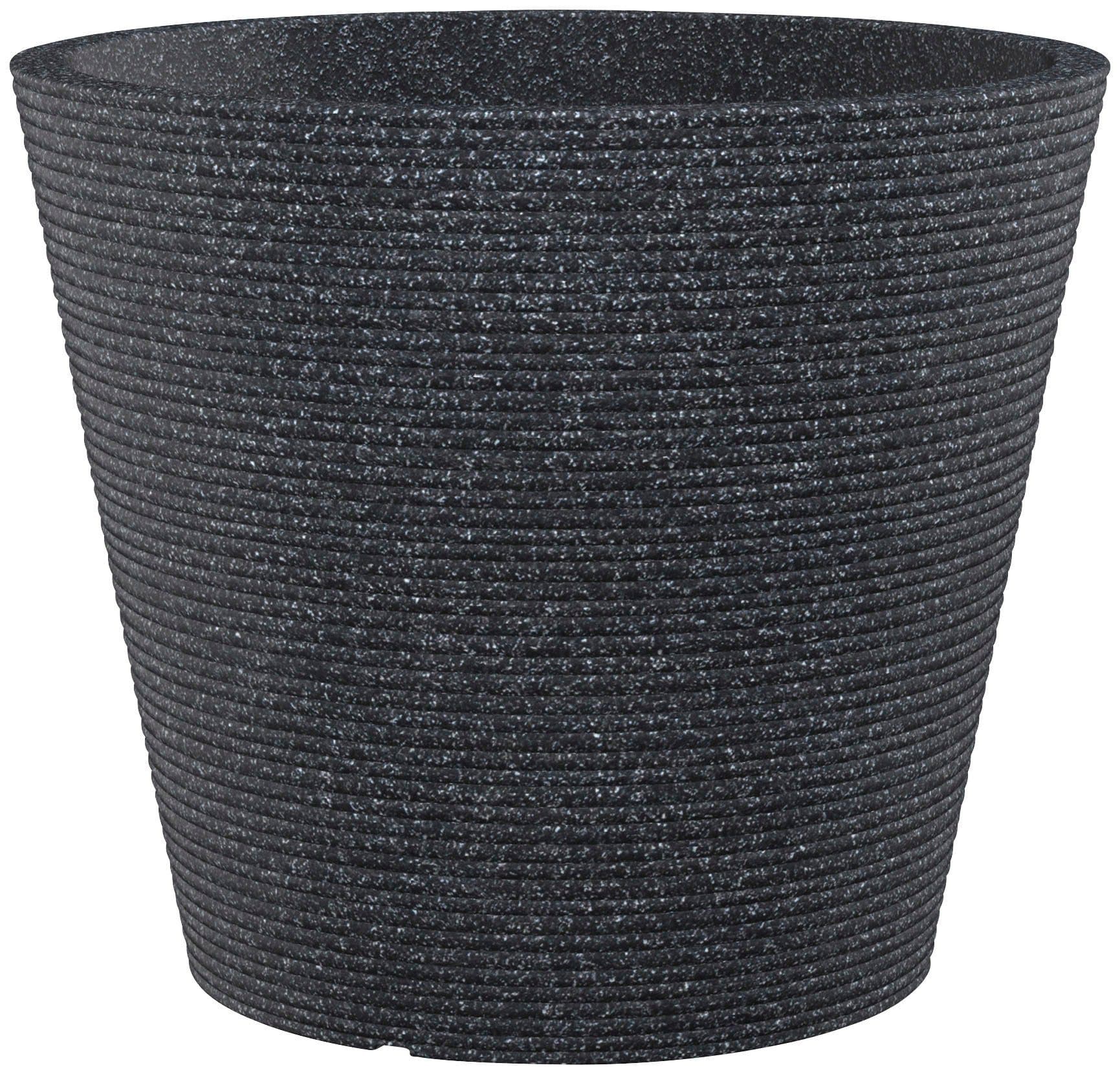 Scheurich Blumentopf CONEO 30 Schwarz Kunststoff - Bild 2