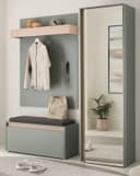 Furn.Design Garderoben-Set Center Salbei Grün mit Eiche Dekor 4-teilig Bild 2