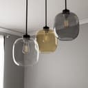 Liadomo Pendelleuchte Magellan Skandi-Look Glas Braun Transparent Bild 2