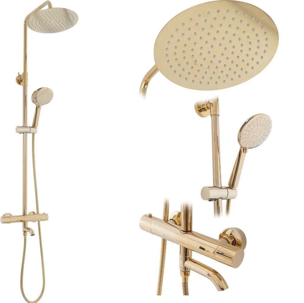 wohnwerk.idee Duschsystem Lungo Gold 2 Strahlarten - Bild 2