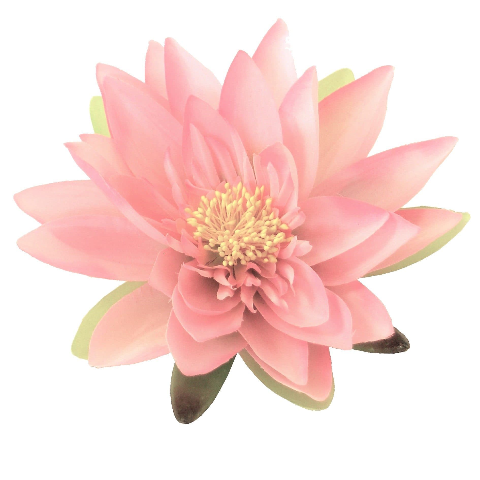 Kunstblume Seidenblume Seerose Rosa Gasper