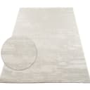 Carpetilla Teppich Kurzflor Creme Modern 3D Muster Wohnzimmer Bild 2