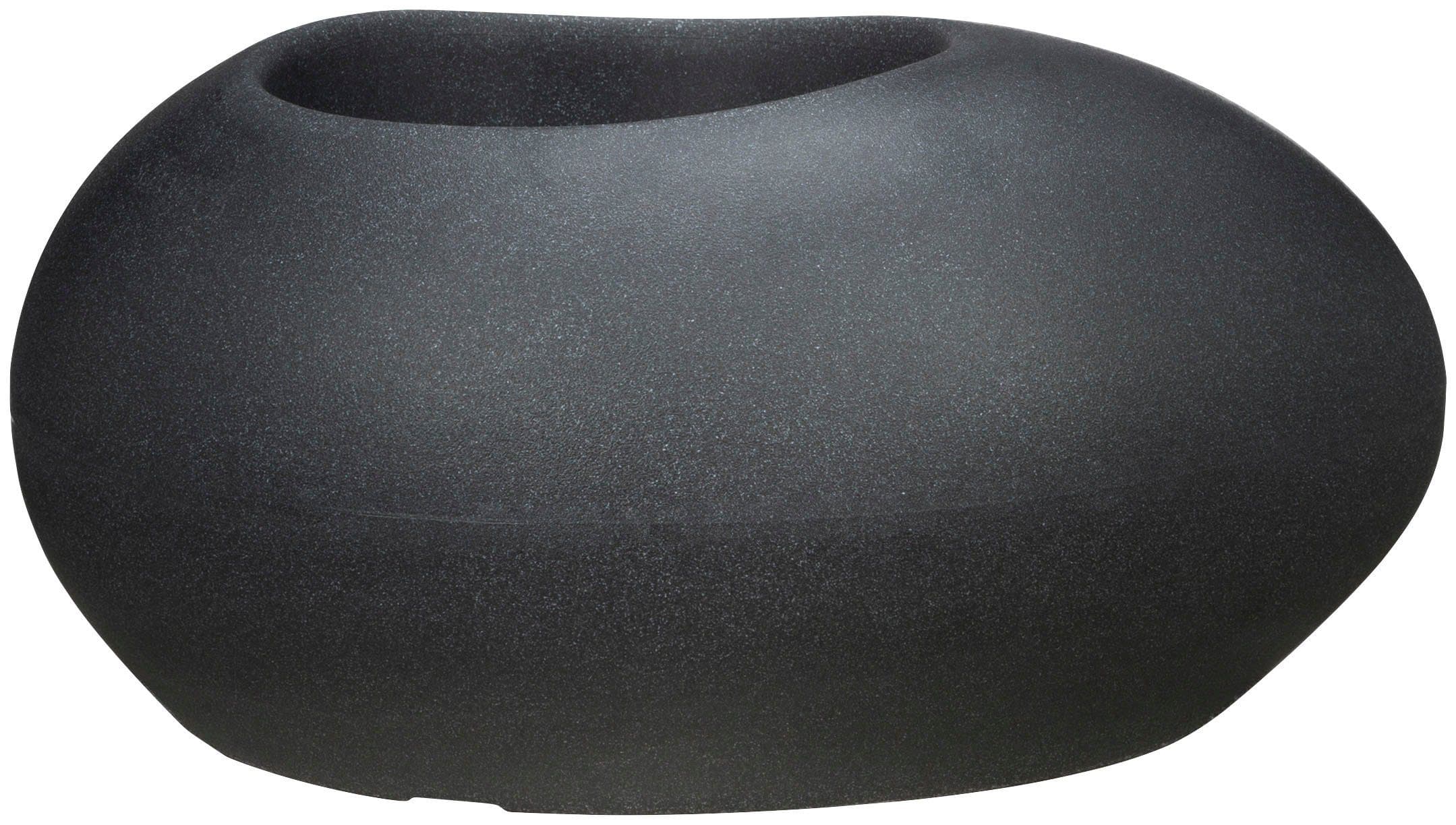 Scheurich Blumentopf 48/280 FLOW Schwarz mit Inneneinsatz - Bild 2
