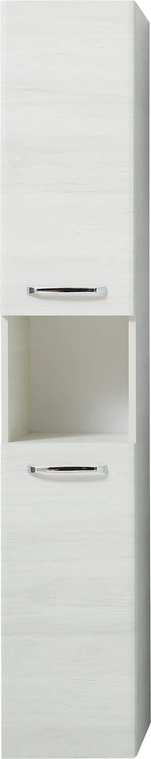 Quickset SAPHIR Hochschrank 30cm Eiche Weiß mit Türdämpfer - Bild 2