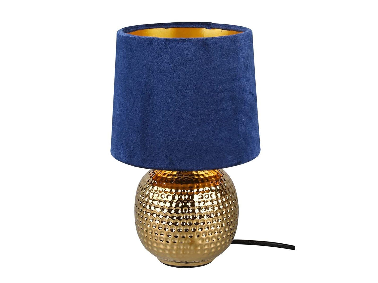 Reality Leuchten LED Nachttischlampe Blau Gold Dimmbar - Bild 2