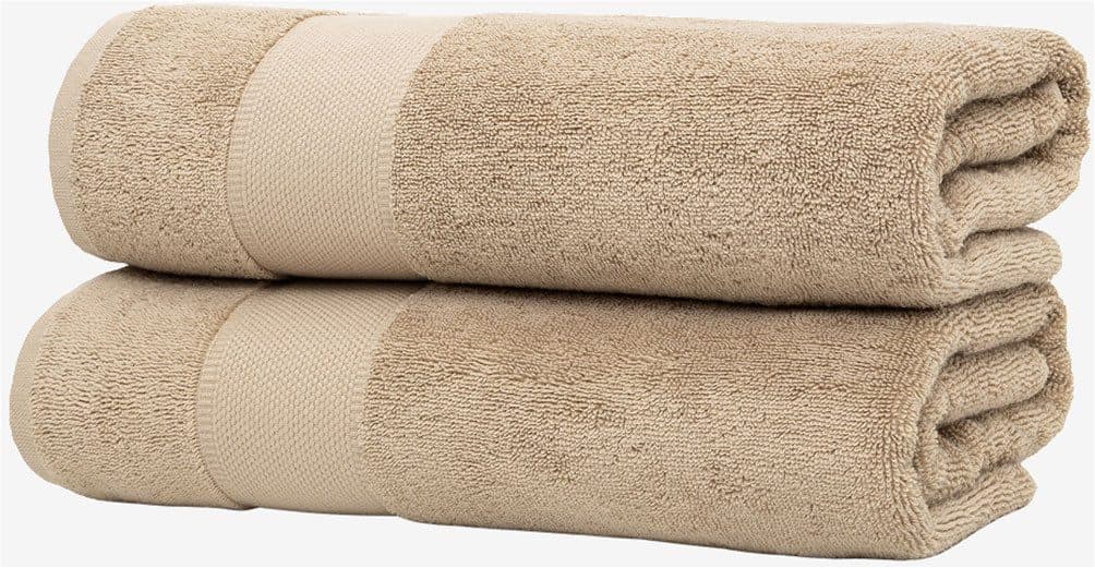 Wolkenfeld Duschtücher Premium Low-Twist Baumwolle 550 g/m² – 2 große Duschtücher, Frottier (2-St), 70×140 cm – weich, saugfähig und ideal für Bad & Wellness - Bild 2