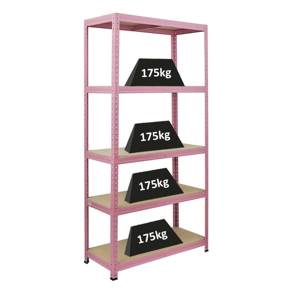 PROREGAL Schwerlastregal 5 Ebenen Pink 175kg Fachlast - Bild 2
