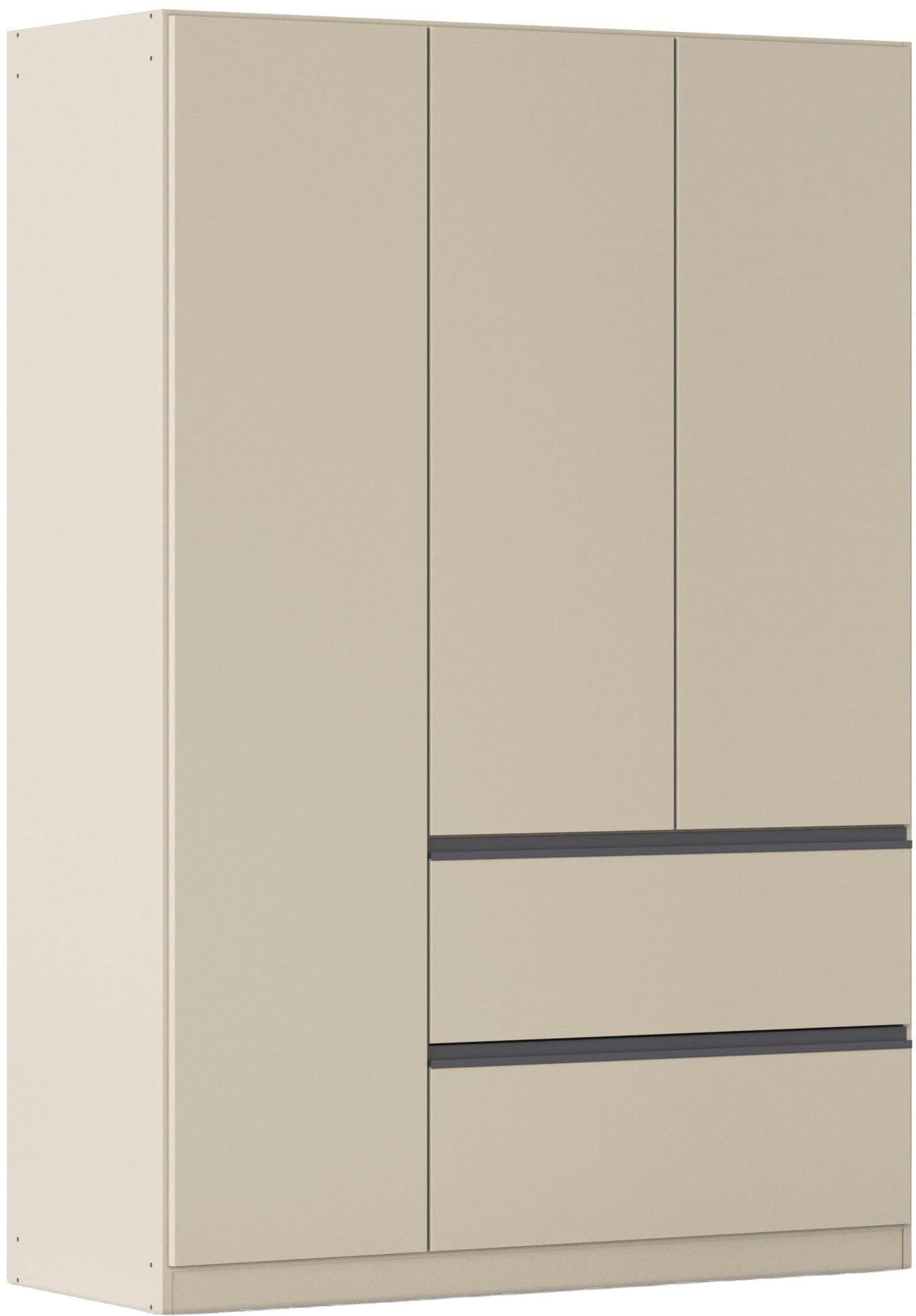 Drehtürenschrank Costa 136x197x54 cm Rauch - Bild 2