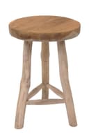 Spetebo Blumenhocker Teak 3 Beine Natur Massivholz Bild 2