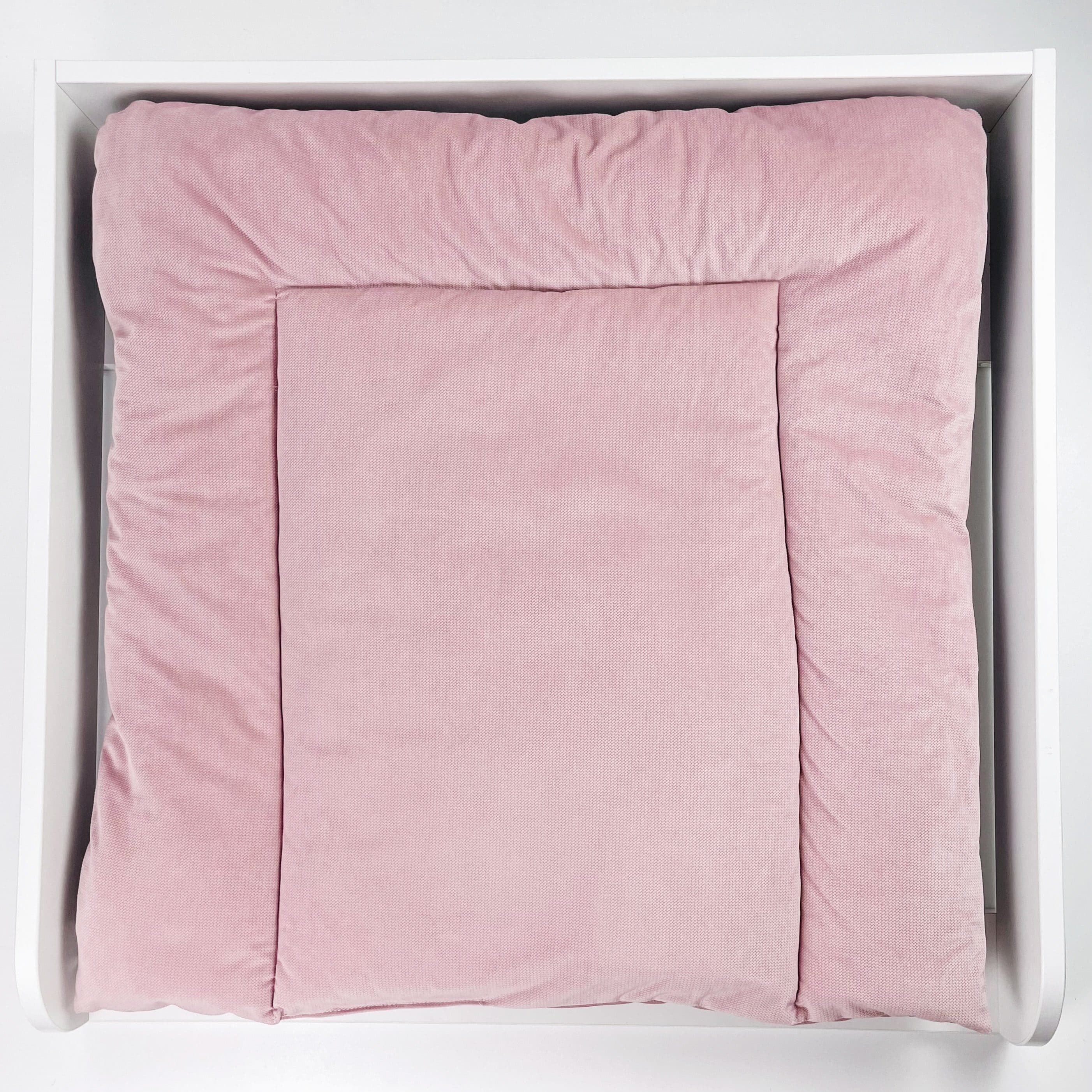 BABEES Wickelauflage Rosa Samt Zweiseitig Antiallergisch - Bild 2