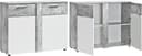 PROCONTOUR Kommode Trenti Weiß Betonfarben Modern Bild 2
