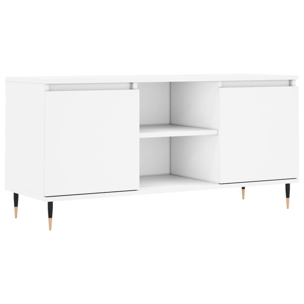 vidaXL TV-Schrank Weiß 104x35x50 cm Holzwerkstoff - Bild 2