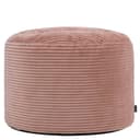 icon Pouf XL aus Cord „Milano“ rosa mit Füllung Bild 2