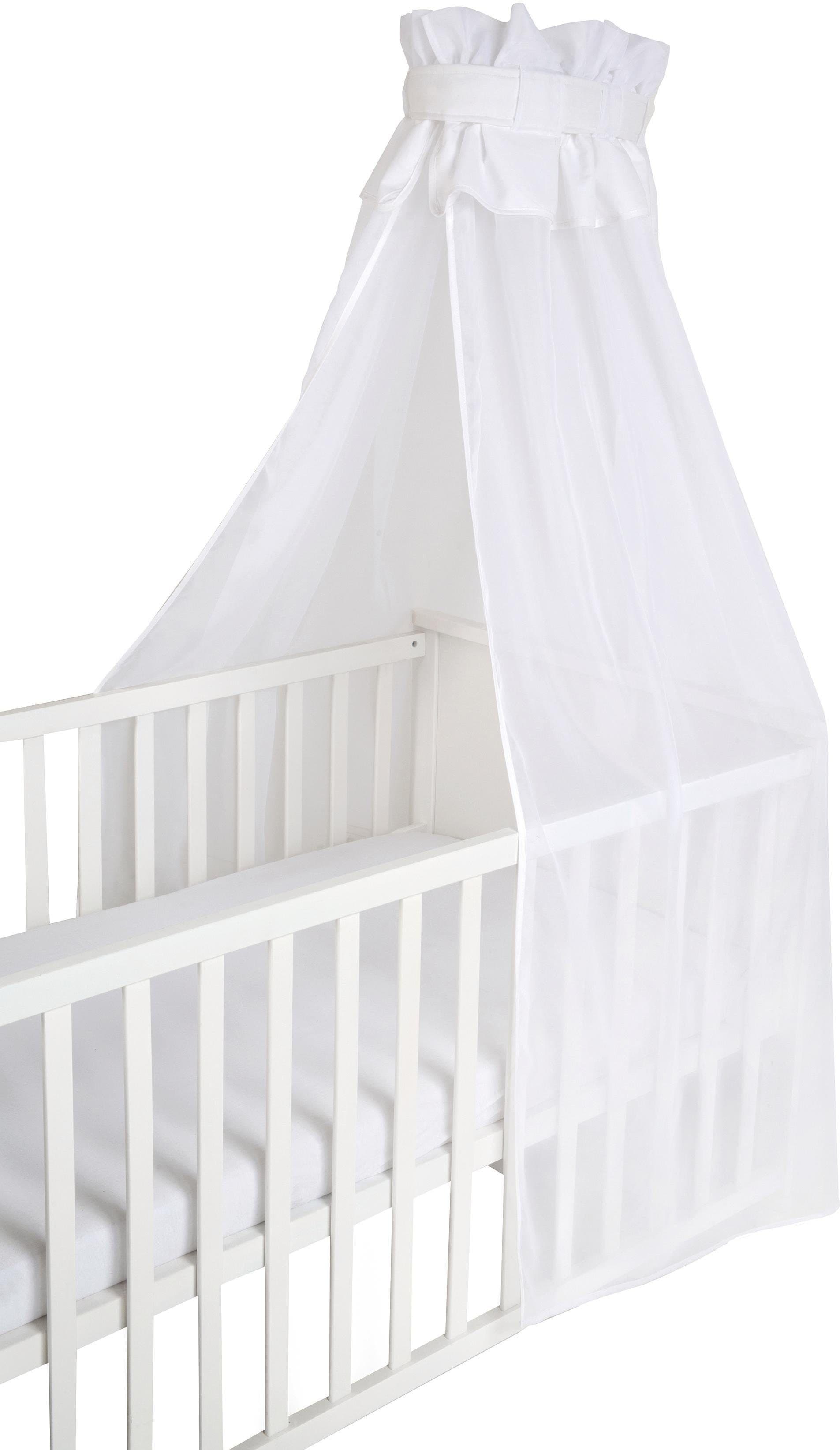 roba® Betthimmel Uni Weiß - Optimales Schlafklima für Babys - Bild 2