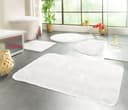 KINZLER Badematte Chaozhou Weiß 20mm Flor Polyester Bild 2
