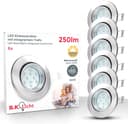 B.K.LICHT LED Einbaustrahler Hila 6er Set schwenkbar Bild 2
