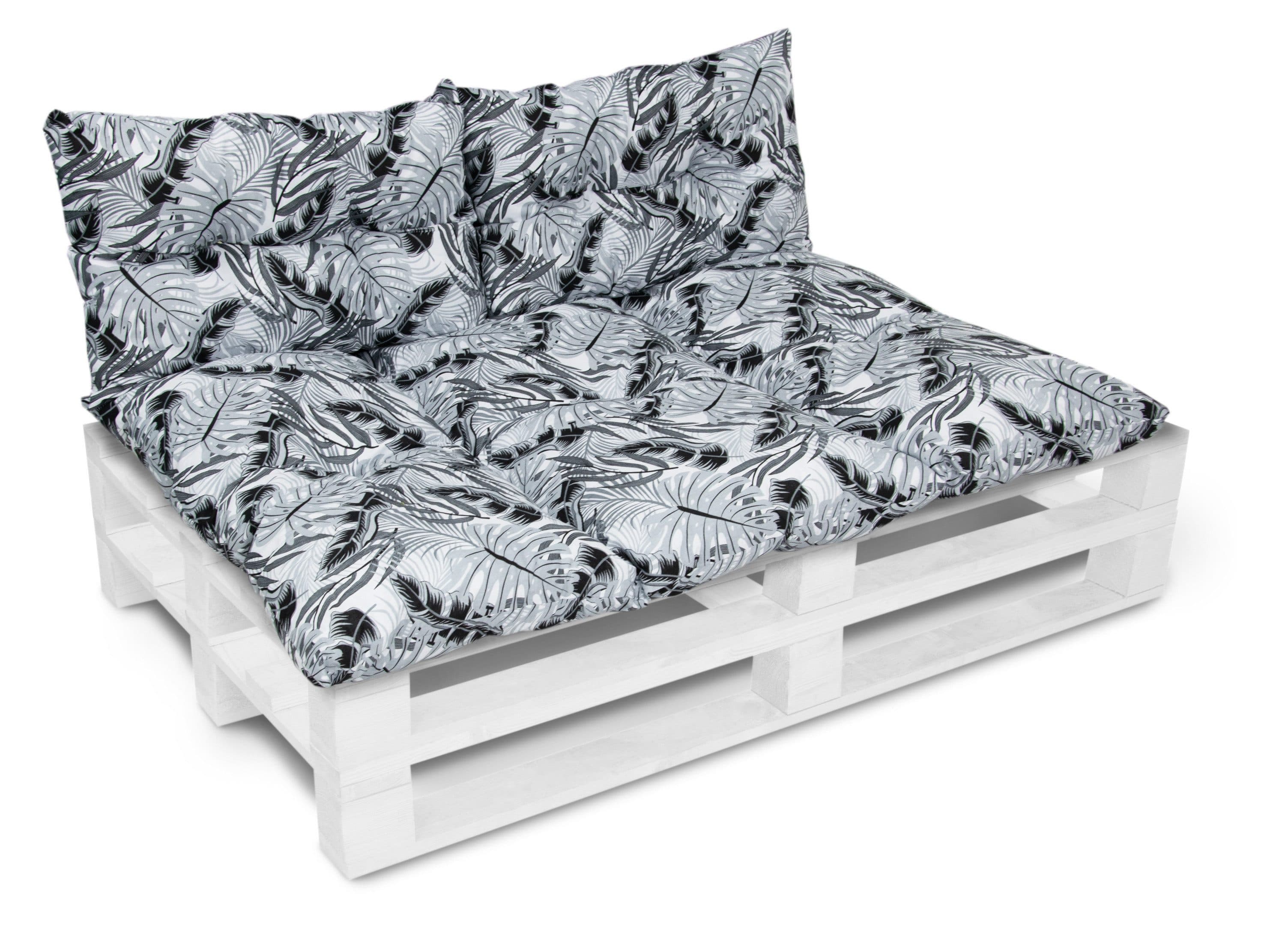 Amilian Stuhlkissen 3er Set Grau Baumwolle Polyester - Bild 2