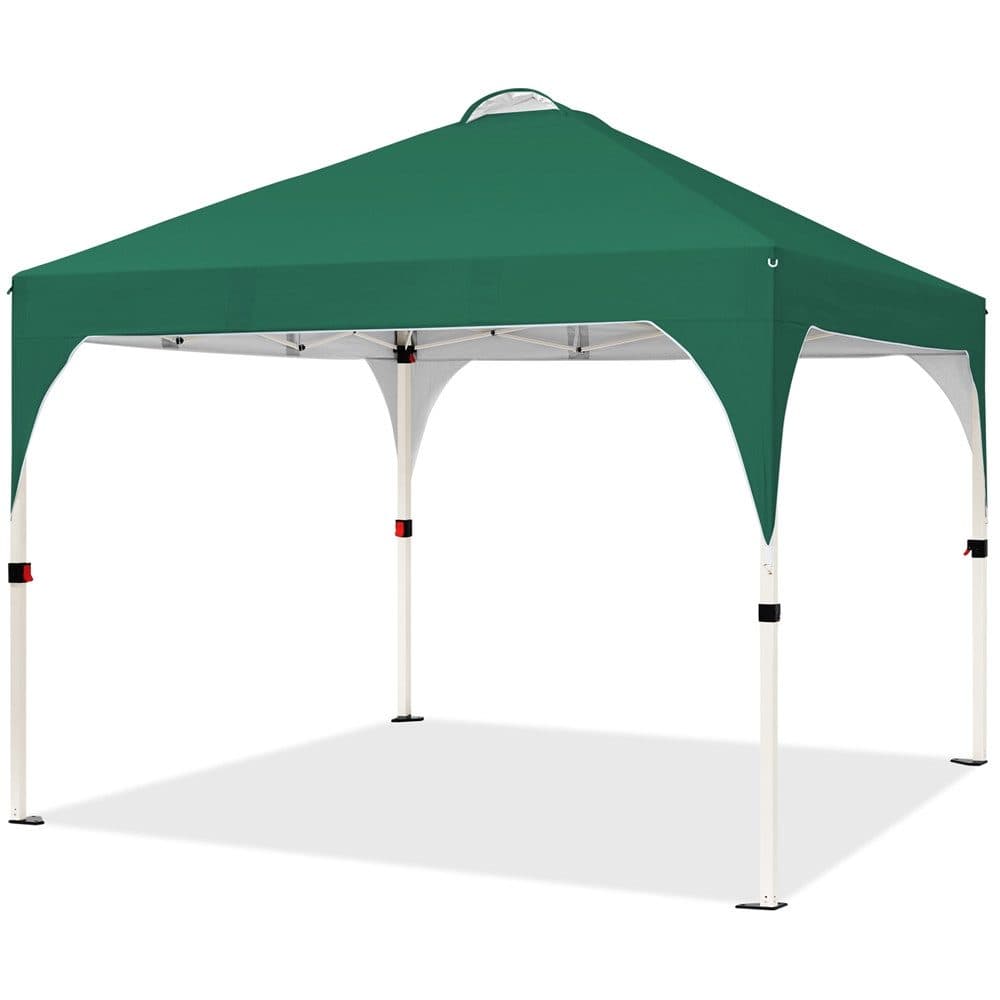 Yaheetech Faltpavillon 3x3m Grün Höhenverstellbar mit Transporttasche - Bild 2