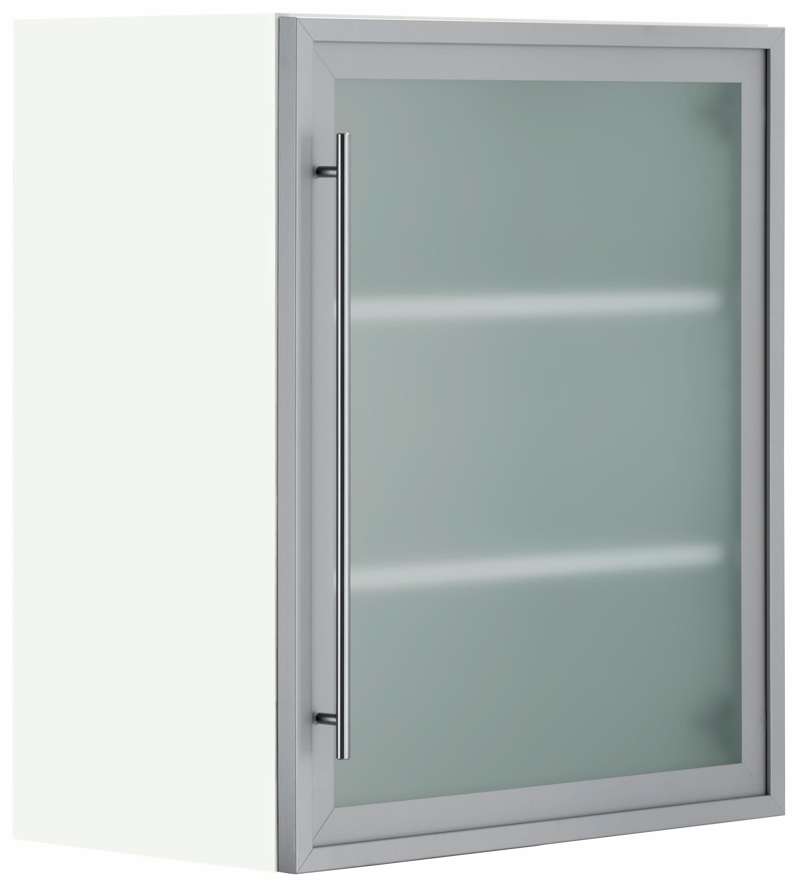 Glashängeschrank OPTIFIT Grau Weiß 60cm - Bild 2